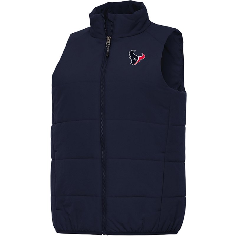 Women's Antigua  Navy Houston Texans Experience Full-Zip Vest