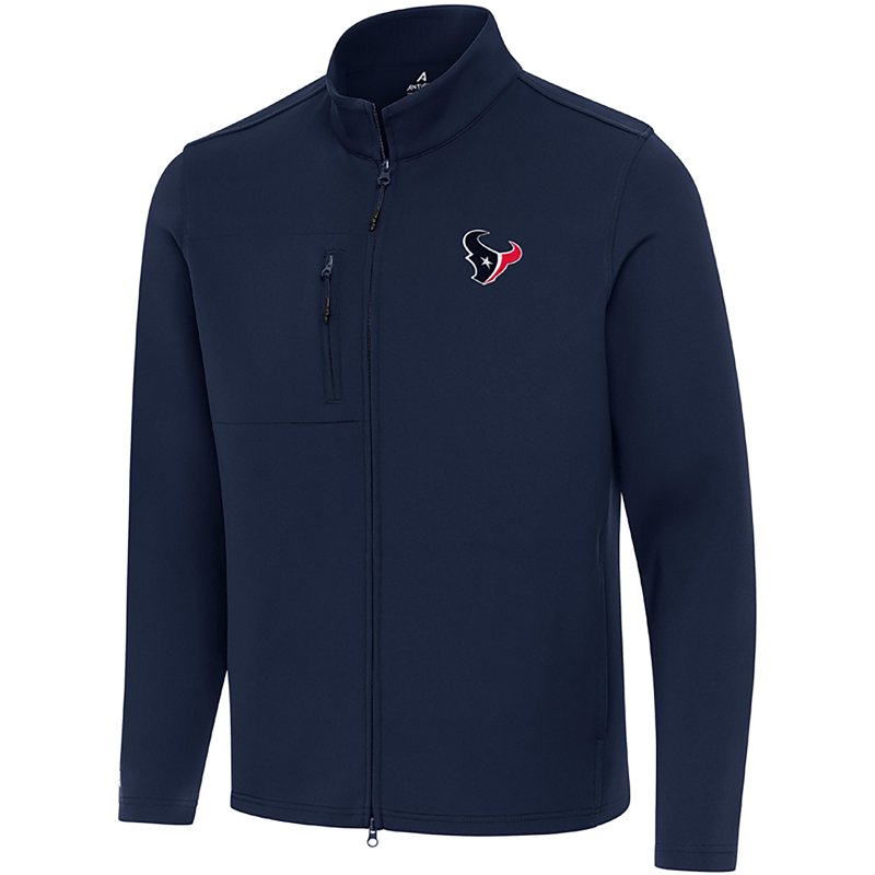 Men's Antigua Navy Houston Texans Objection Full-Zip Jacket