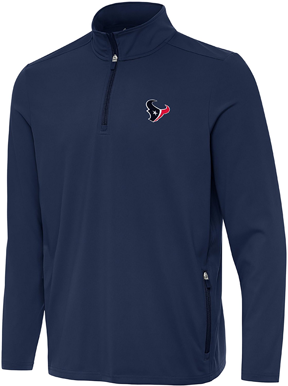 Antigua Men's Houston Texans Perilous QZ Pullover - view number 1