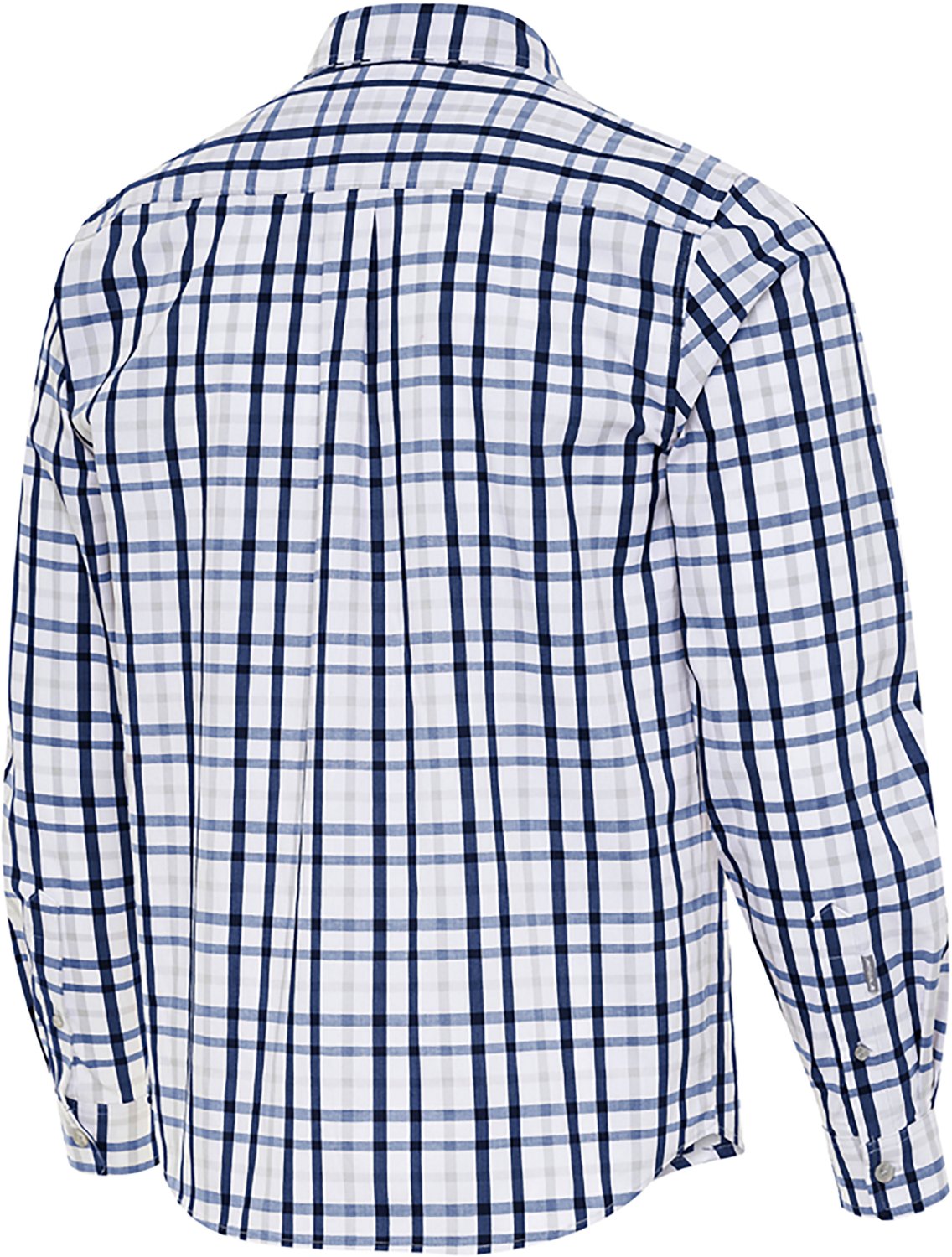 Antigua Men's Houston Texans Tending 2 LS Woven Button-Down Shirt - view number 2