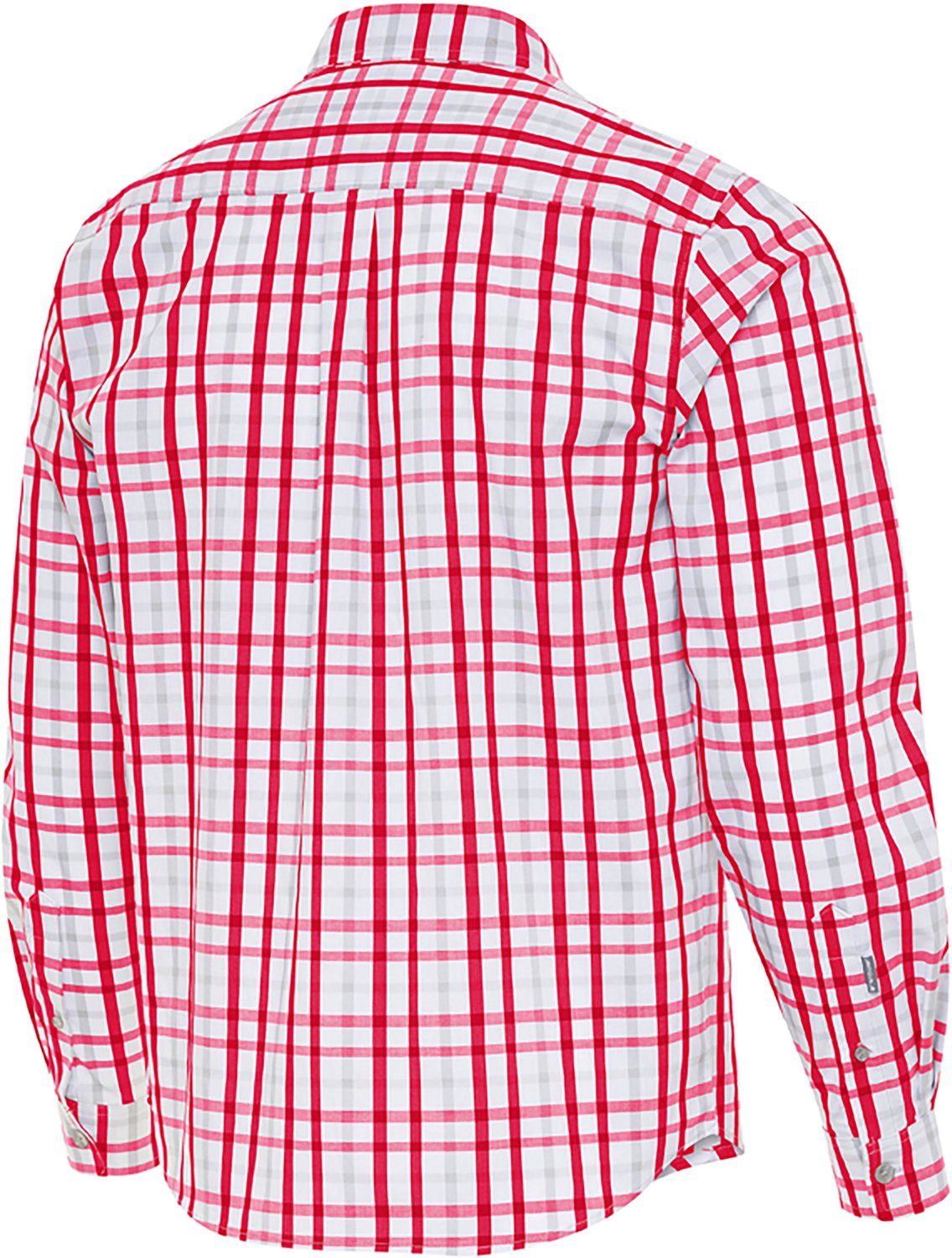 Antigua Men's Houston Texans Tending 2 LS Woven Button-Down Shirt - view number 2