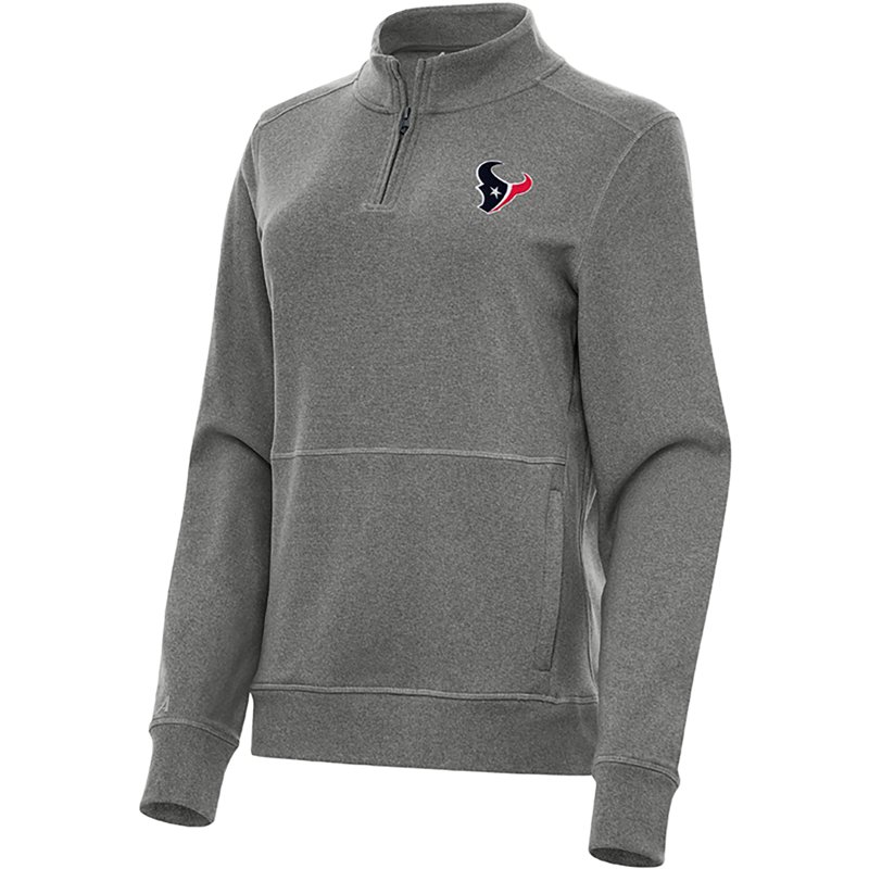 Antigua Women's Houston Texans Crush QZ Pullover