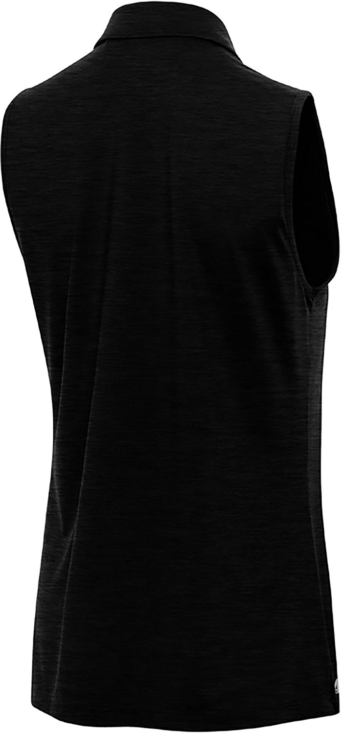 Antigua Women's Houston Texans Layout Sleeveless Polo Shirt - view number 2
