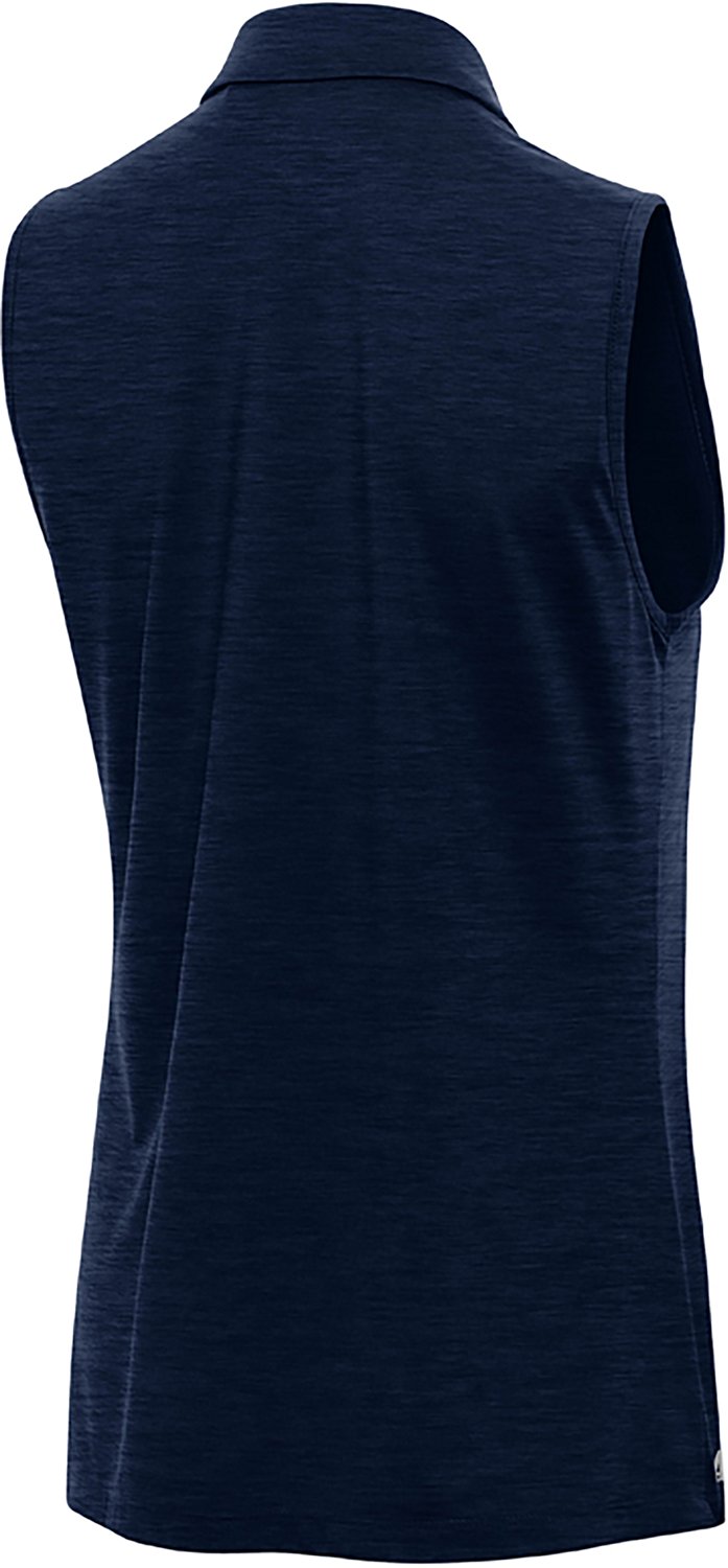 Antigua Women's Houston Texans Layout Sleeveless Polo Shirt - view number 2