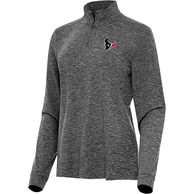 Antigua Women's Houston Texans Mentor 1/4-Zip Pullover Top
