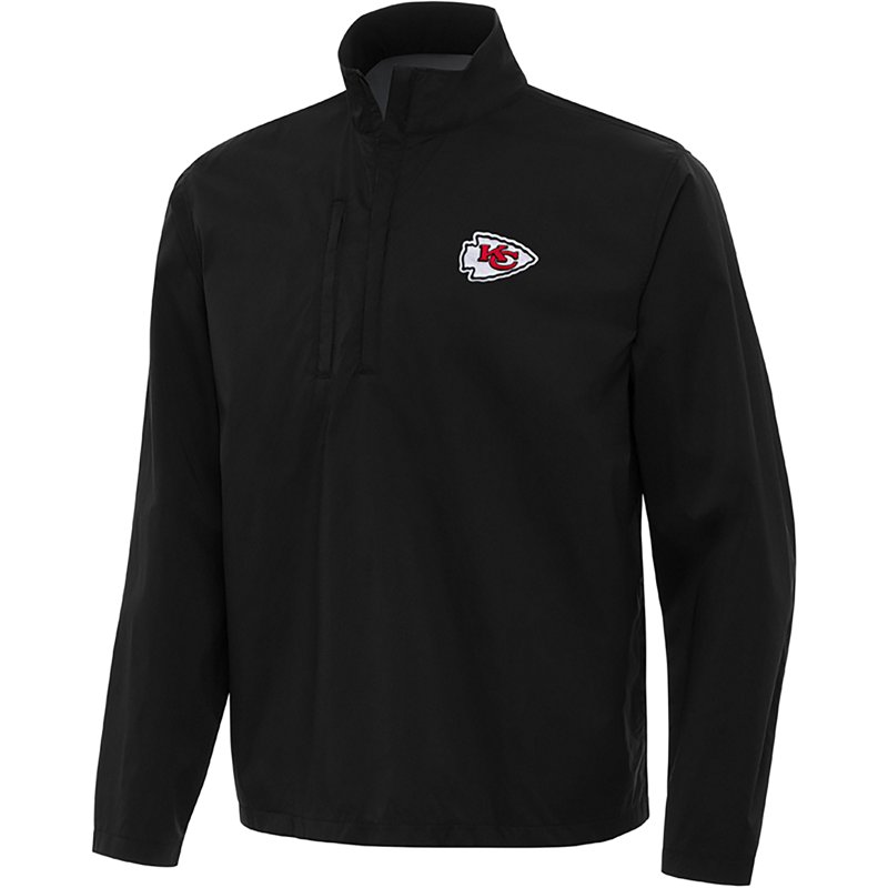 Antigua Men's Kansas City Chiefs Brisk 1/4-Zip Pullover Top