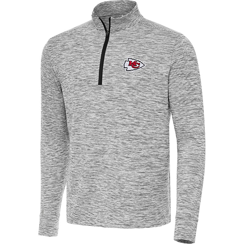 Antigua Men's Kansas City Chiefs Cause 1/4-Zip Pullover Top
