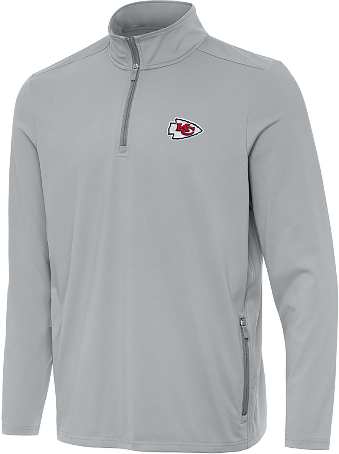 Antigua Men's Kansas City Chiefs Perilous 1/4 Zip Pullover