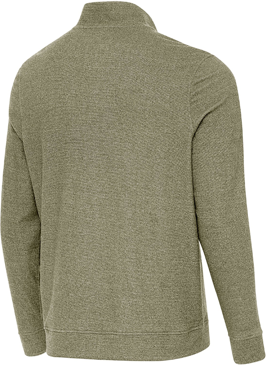 Antigua Men's Kansas City Chiefs Subtle 1/4 Zip Mock Pullover - view number 2