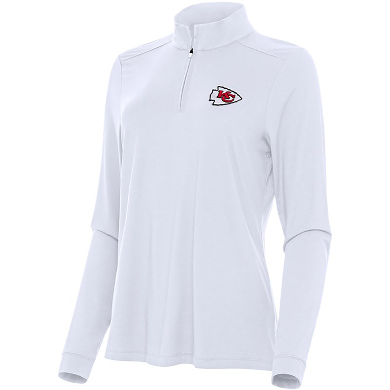 Antigua Women's Kansas City Chiefs Intent Qz Pullover-image