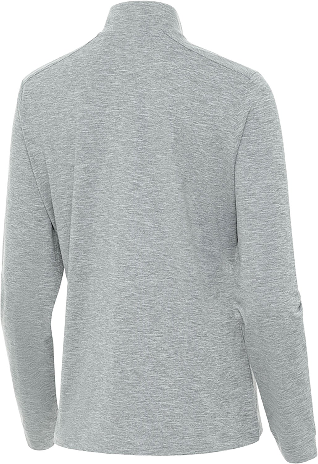Antigua Women's Kansas City Chiefs Mentor LS QZ Mock Polo Pullover - view number 2
