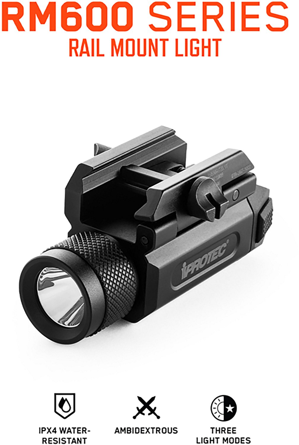 IProtec RM600 LED Rechargeable Rail Mount Light                                                                                  - view number 2