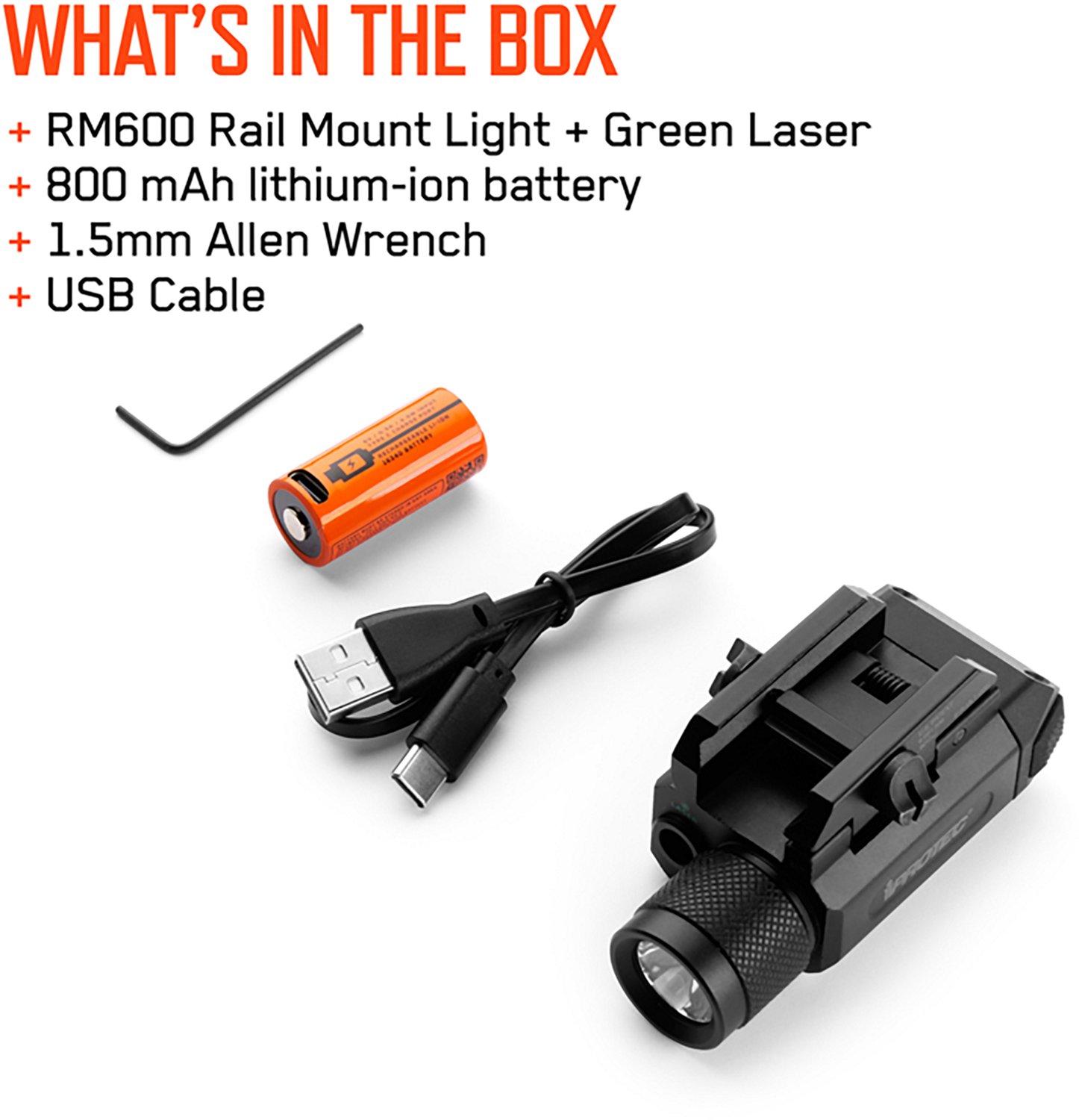 IProtec RM600 LED Laser Rail Mount Light and Green Laser                                                                         - view number 3