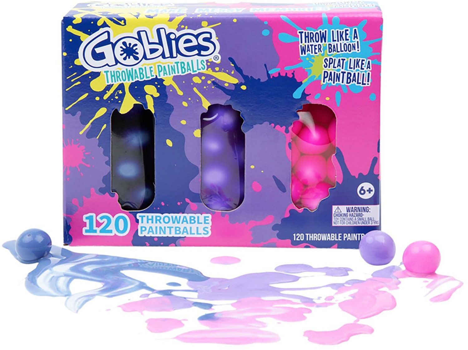 Goblies Throwable Paintballs 120-Pack                                                                                            - view number 1
