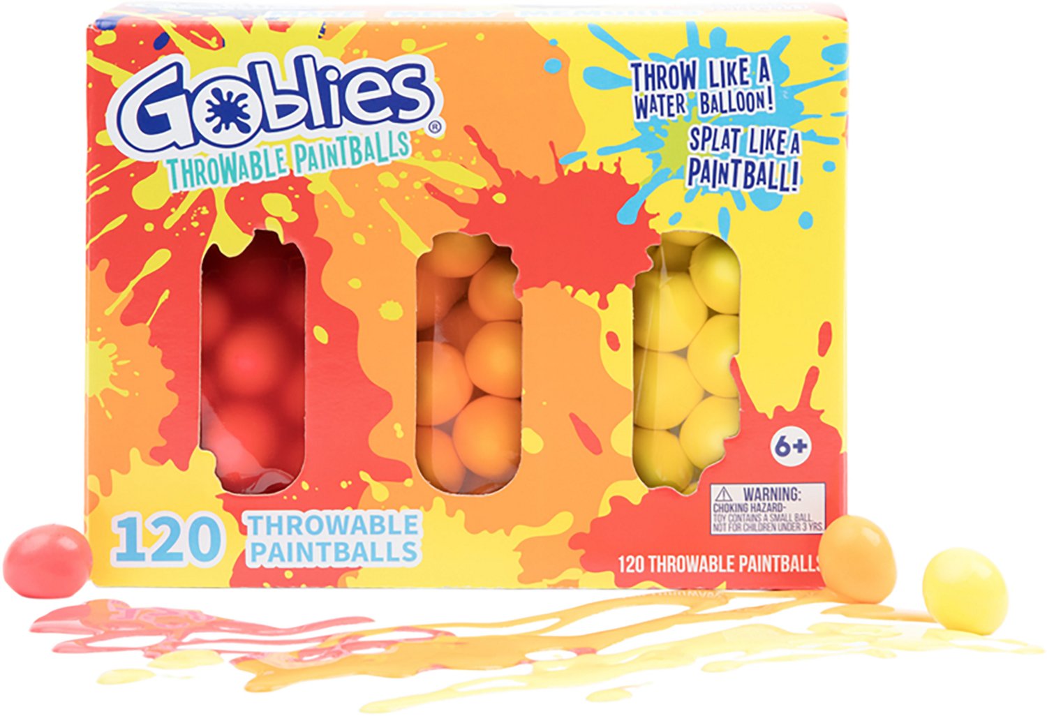 Goblies Throwable Paintballs 120-Pack