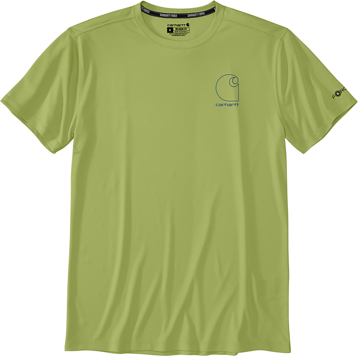 Carhartt Men's Force Sun Defender Lightweight Logo Graphic Short Sleeve T-shirt - view number 2