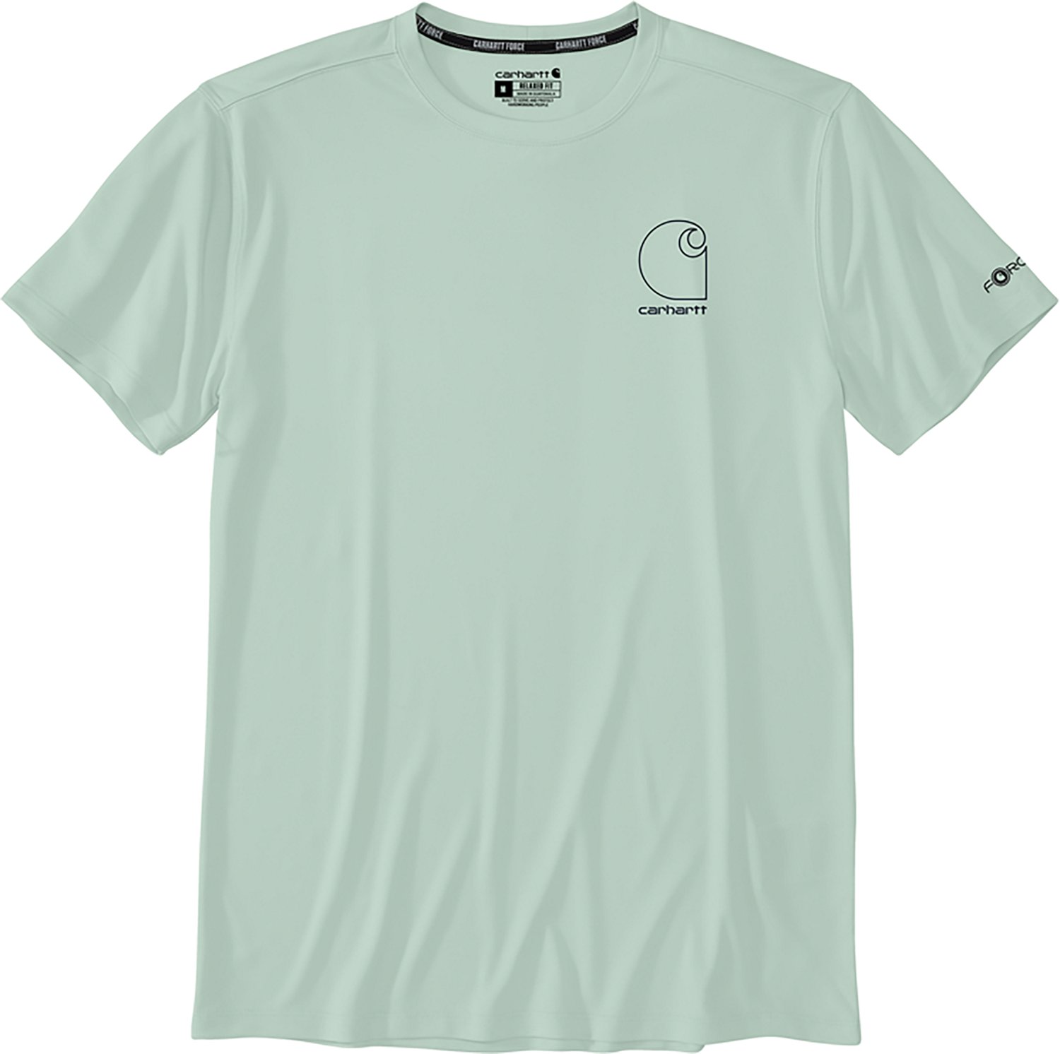 Carhartt Men's Force Sun Defender Lightweight Logo Graphic Short Sleeve T-shirt - view number 2