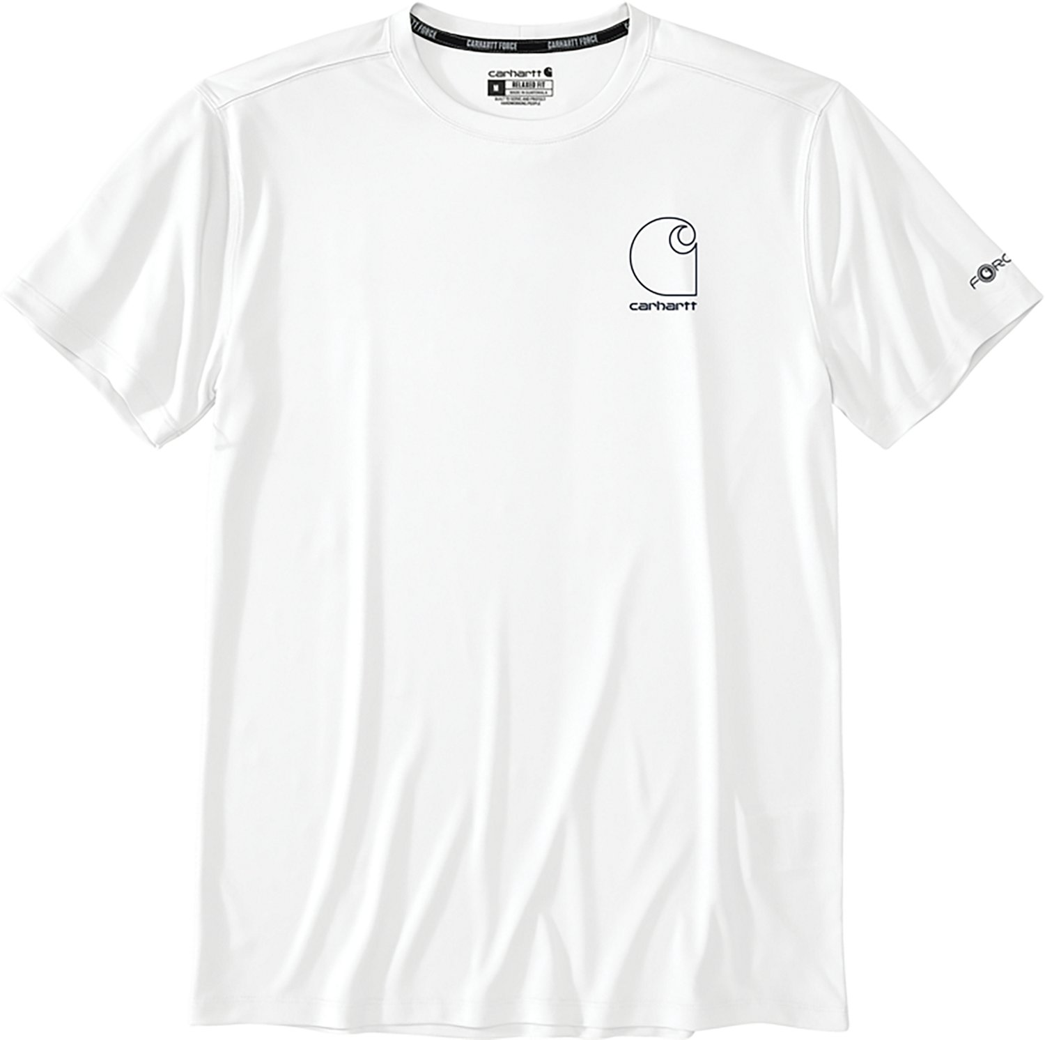 Carhartt Men's Force Sun Defender Lightweight Logo Graphic Short Sleeve T-shirt - view number 2