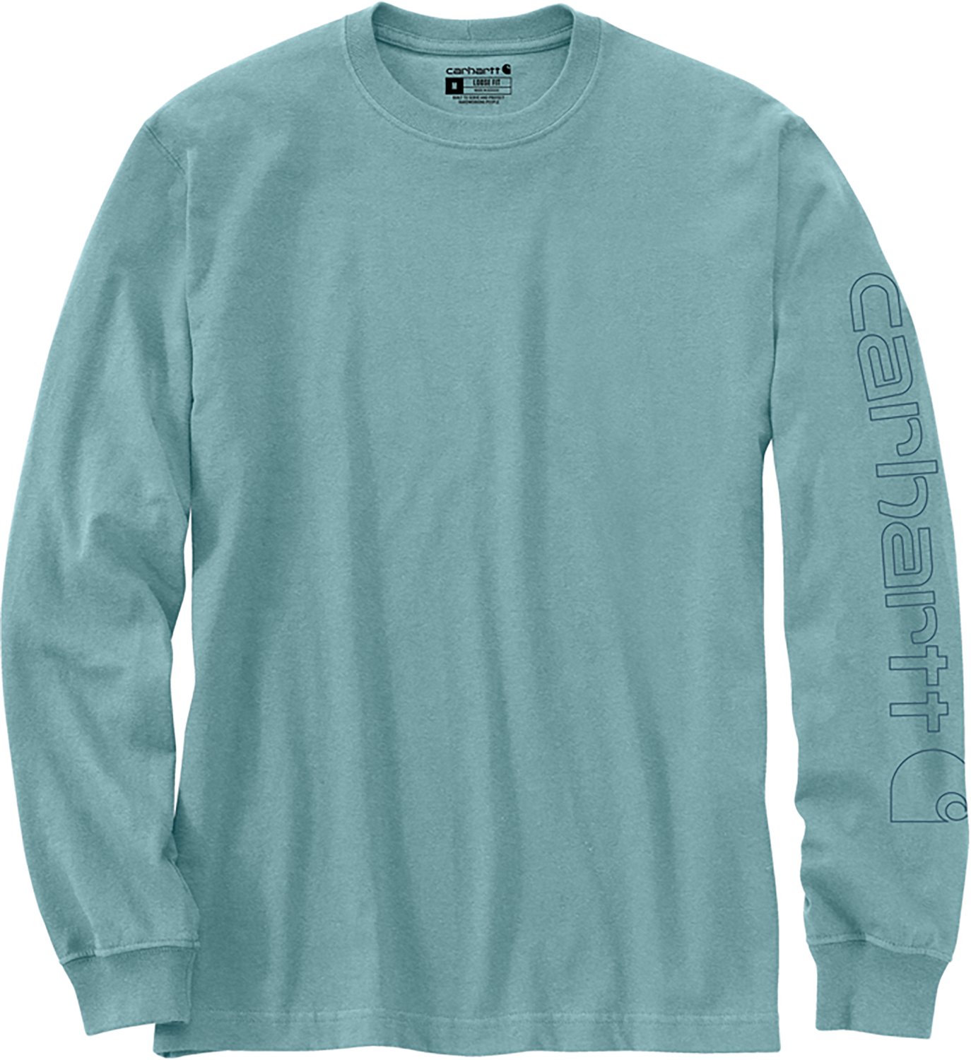Carhartt Men's Long Sleeve Graphic Logo T-shirt                                                                                  - view number 2