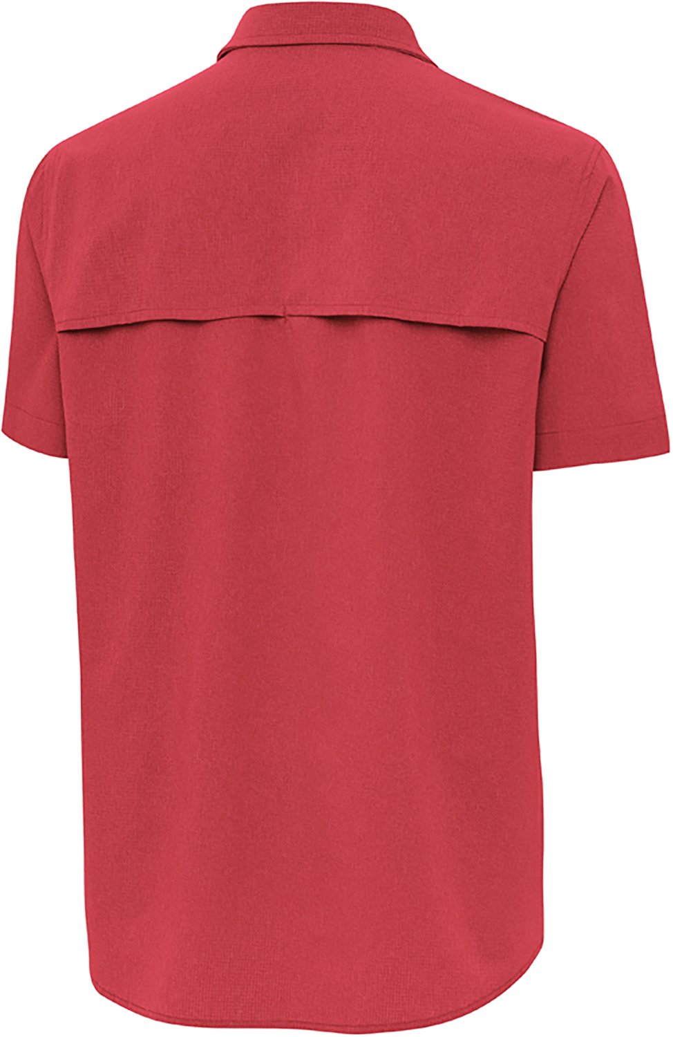 Antigua Men's Houston Texans Activate Short Sleeve Woven Shirt - view number 2