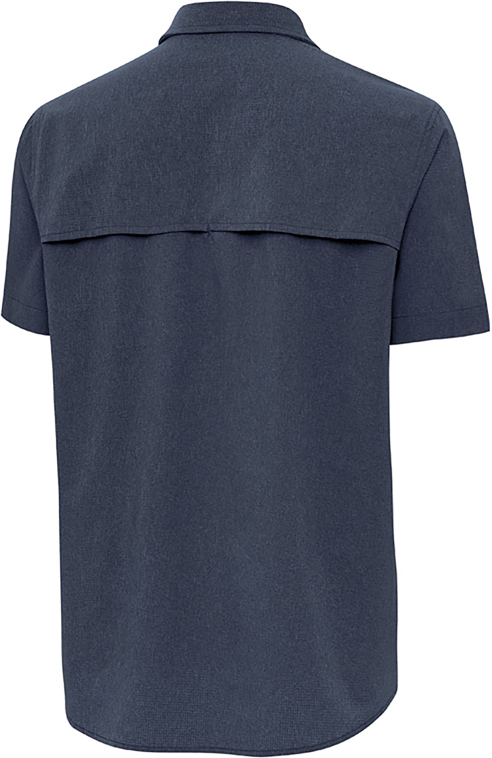 Antigua Men's Houston Texans Activate Short Sleeve Woven Shirt - view number 2