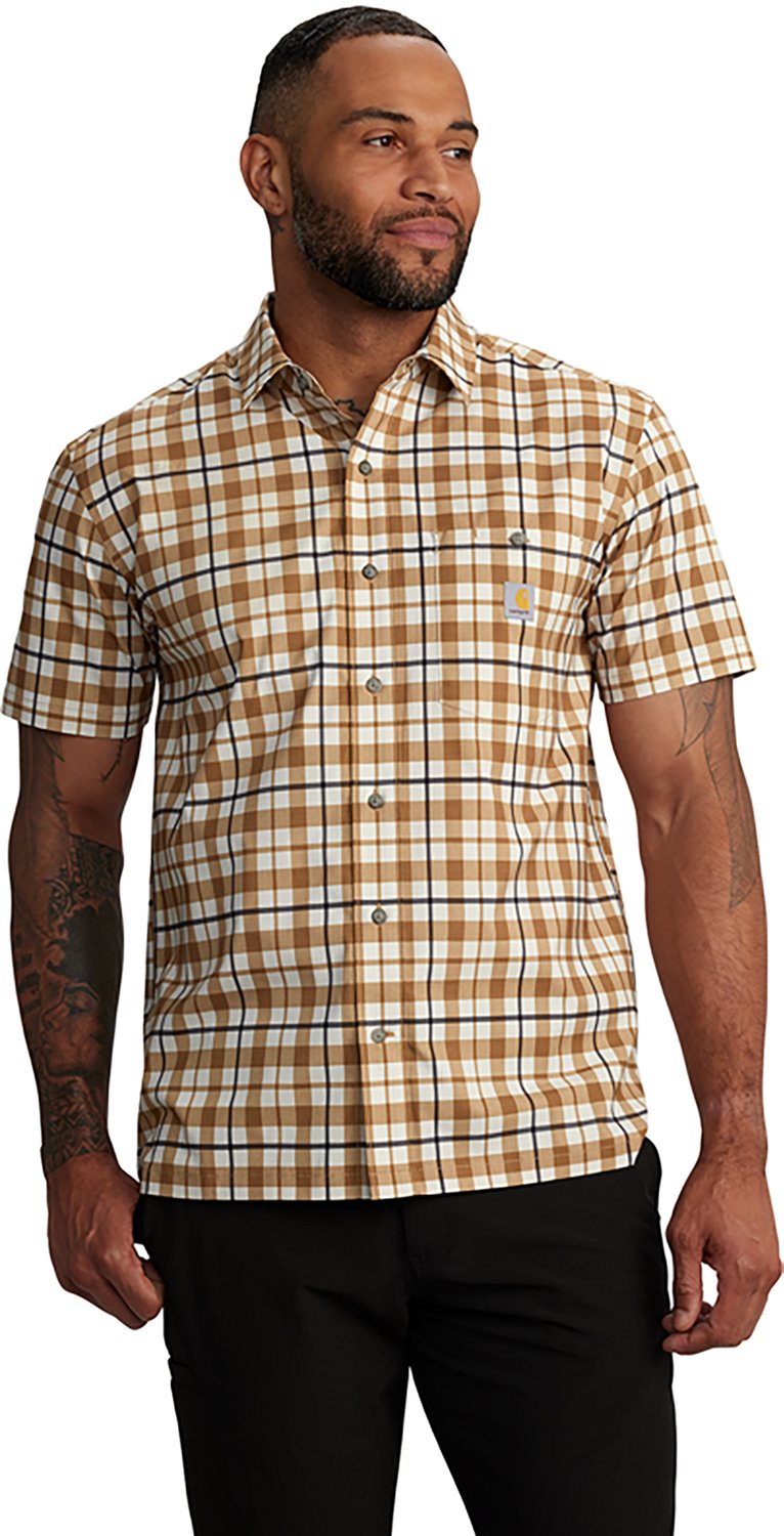 Carhartt Men's Force Sun Defender RF LW Plaid Shirt - view number 1
