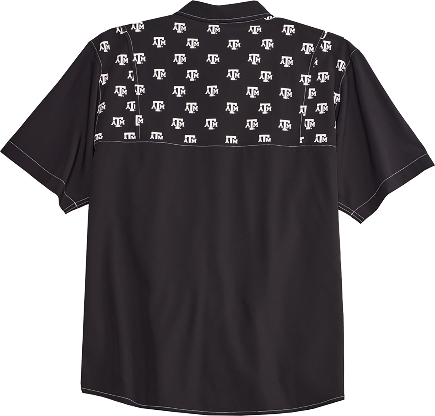 Antigua Men's Texas A&M University Scatter Print Button Down Shirt  - view number 2