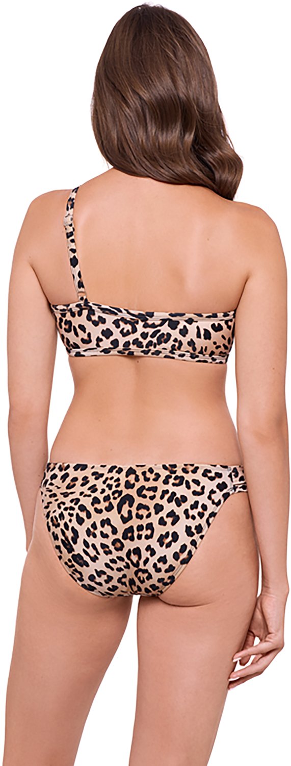 O'Rageous Juniors' Safari One Shoulder Bralette Swim Top - view number 4