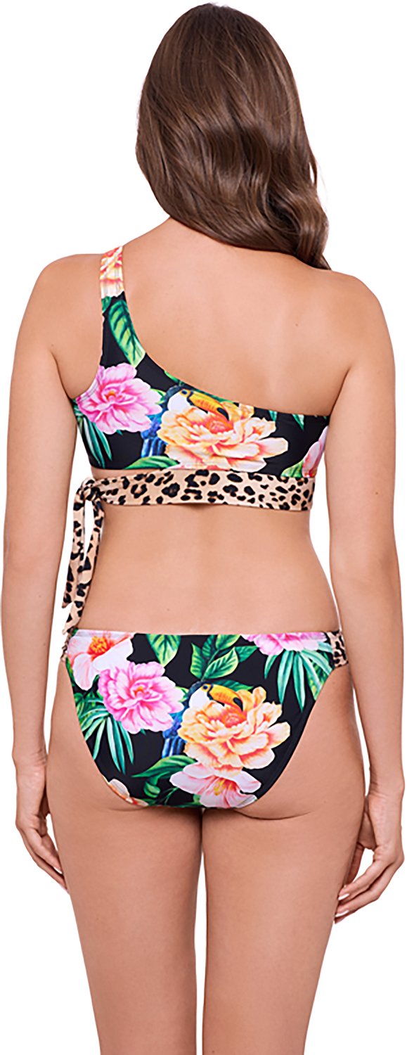 O'Rageous Juniors' Tropical Oasis One Shoulder Bralette Swim Top                                                                 - view number 4