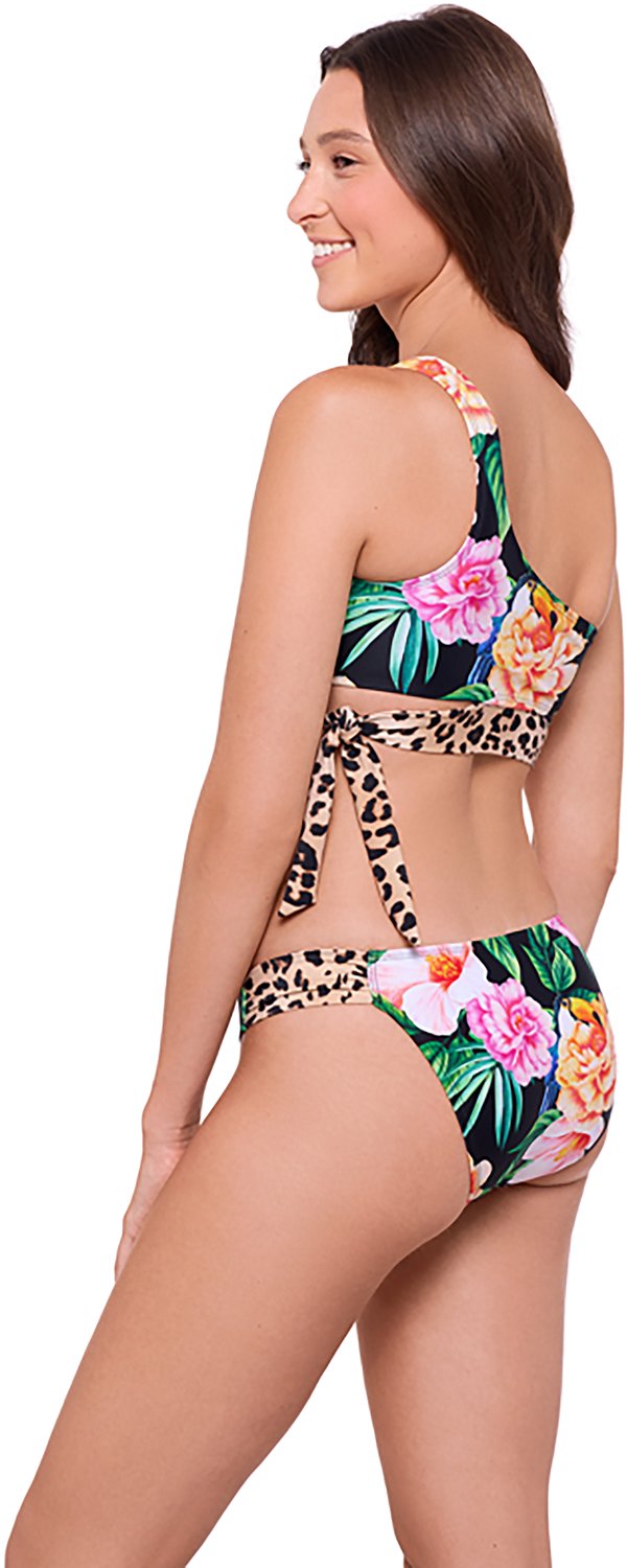 O'Rageous Juniors' Tropical Oasis One Shoulder Bralette Swim Top                                                                 - view number 6