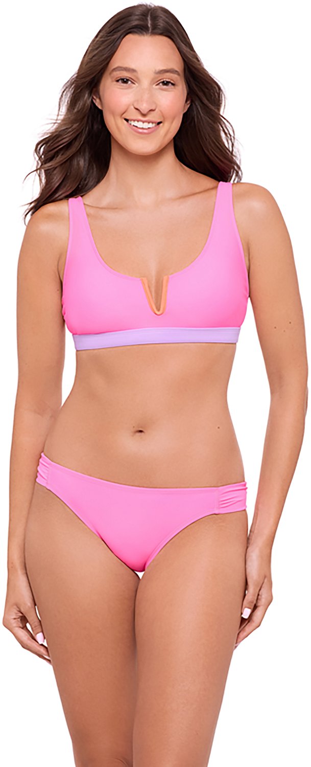 O'Rageous Juniors' Block Party V-wire Bralette Swim Top                                                                          - view number 3
