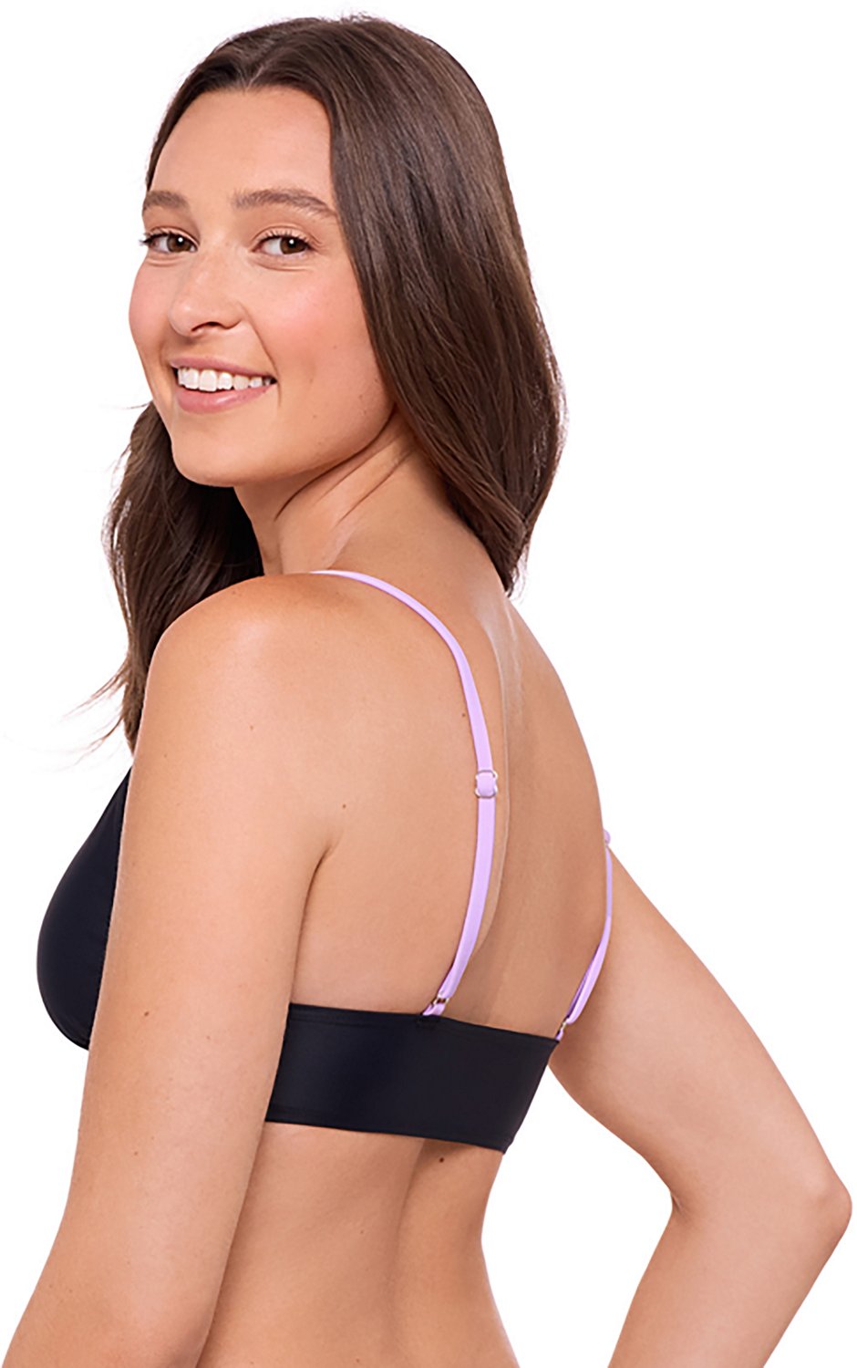 O'Rageous Juniors' Block Party Front Tab Midkini Bralette Swim Top - view number 5