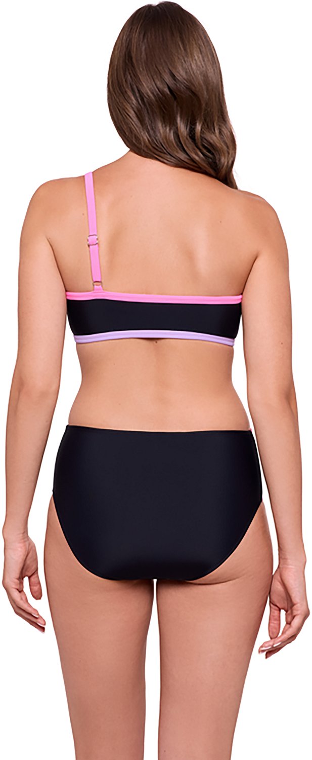 O'Rageous Juniors' Block Party One Shoulder Bralette Swim Top                                                                    - view number 4