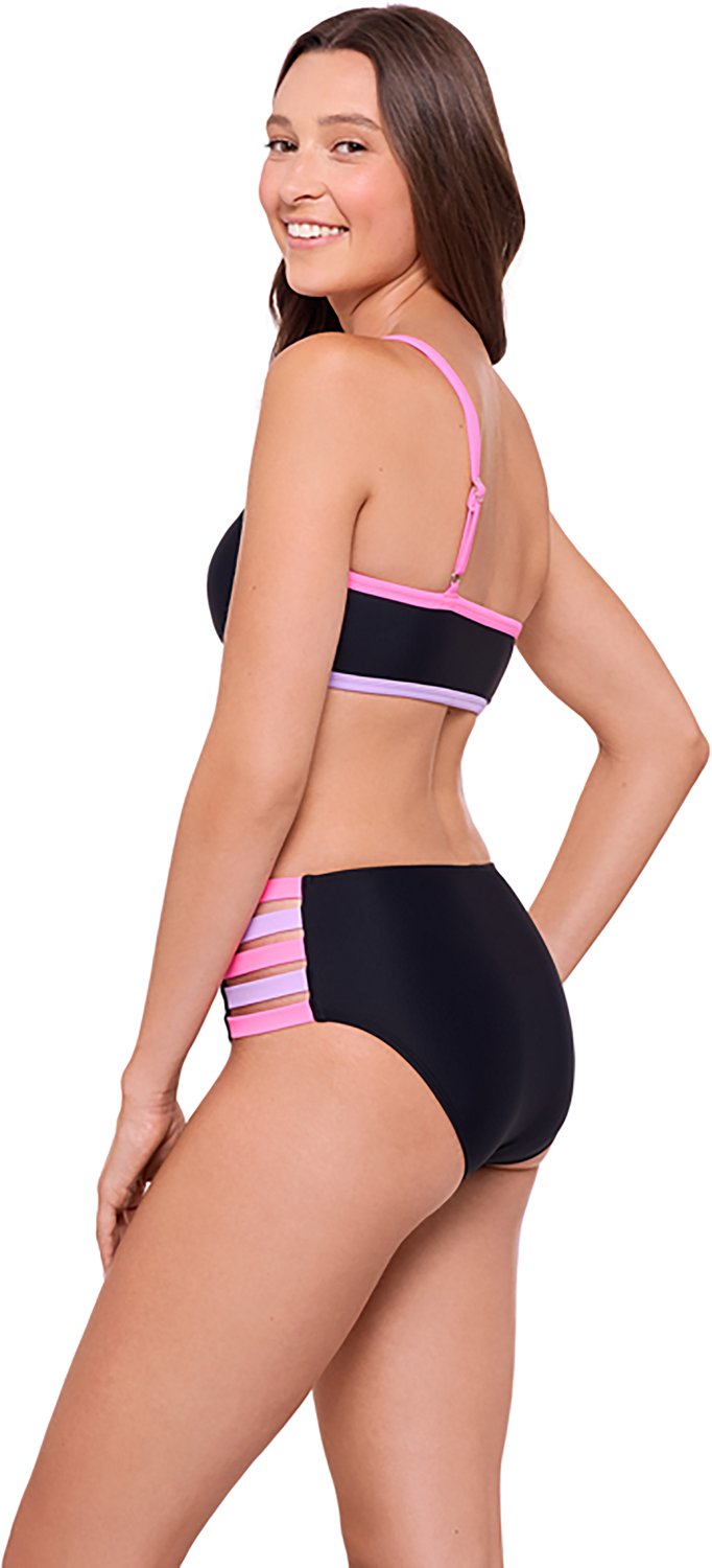 O'Rageous Juniors' Block Party One Shoulder Bralette Swim Top                                                                    - view number 6