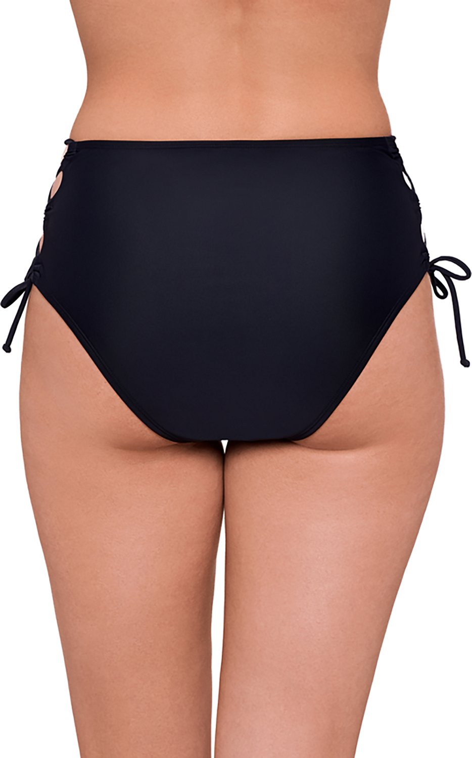 O'Rageous Juniors' Lace-Up High Waisted Swim Bottoms - view number 2