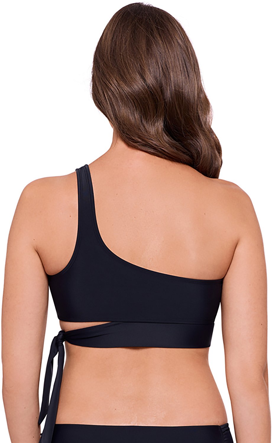O'Rageous Juniors' Solid Tie Side One Shoulder Swim Top - view number 2