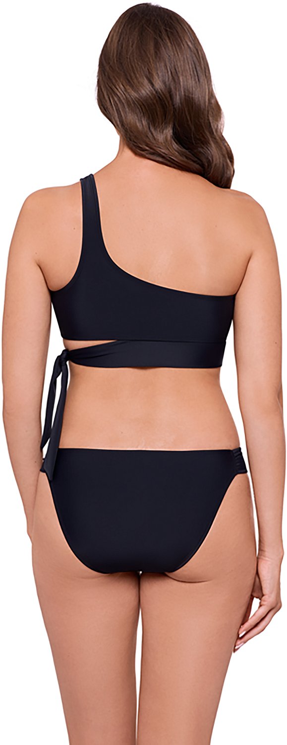O'Rageous Juniors' Solid Tie Side One Shoulder Swim Top - view number 4