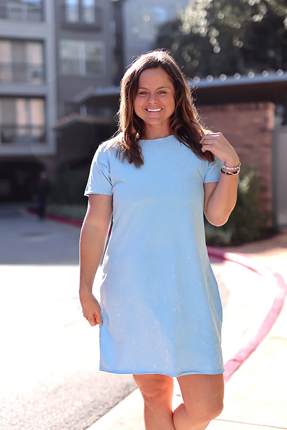 Jadelynn Brooke Women's Mineral Wash Dress - view number 3