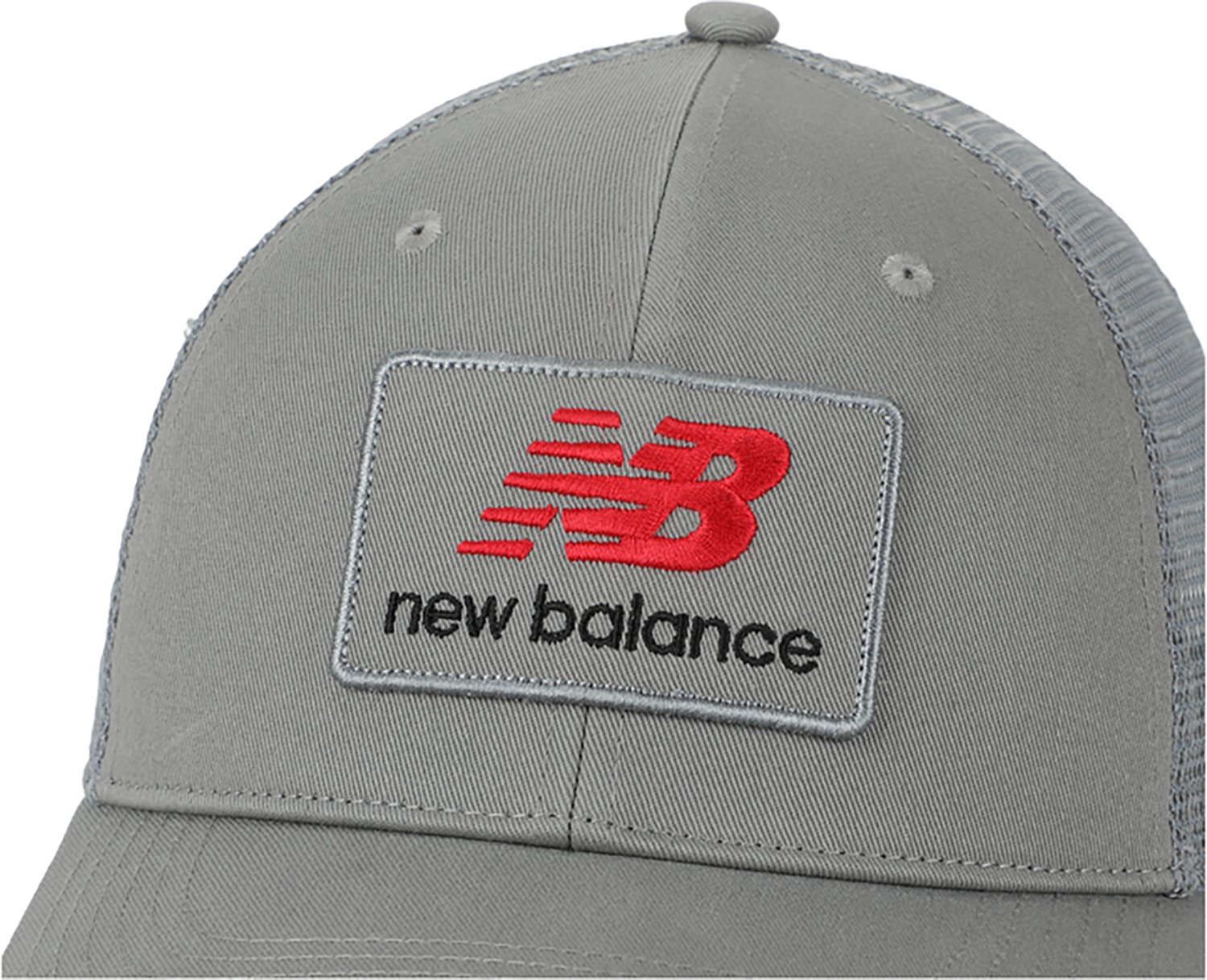New Balance Men's Stacked Patch Logo Trucker Cap - view number 3