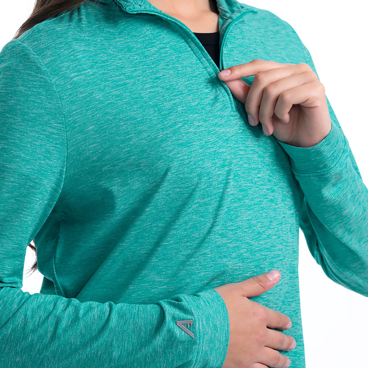 Antigua Women's Daybreak 1/4 Zip Pullover Hoodie - view number 4