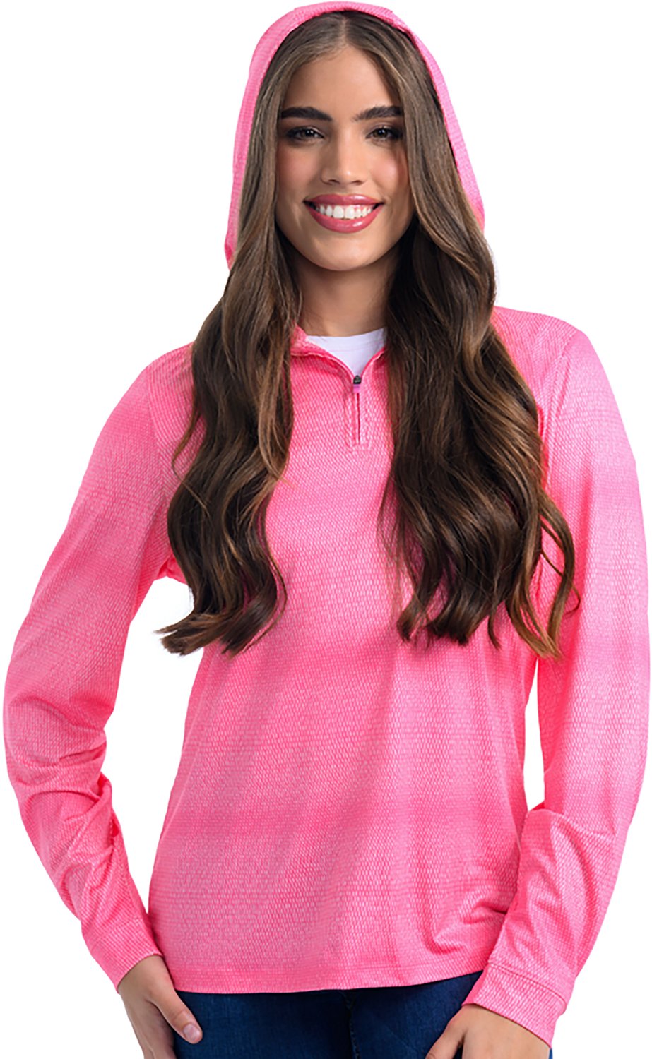 Antigua Women's Horizon 1/4 Zip Pullover Hoodie - view number 3