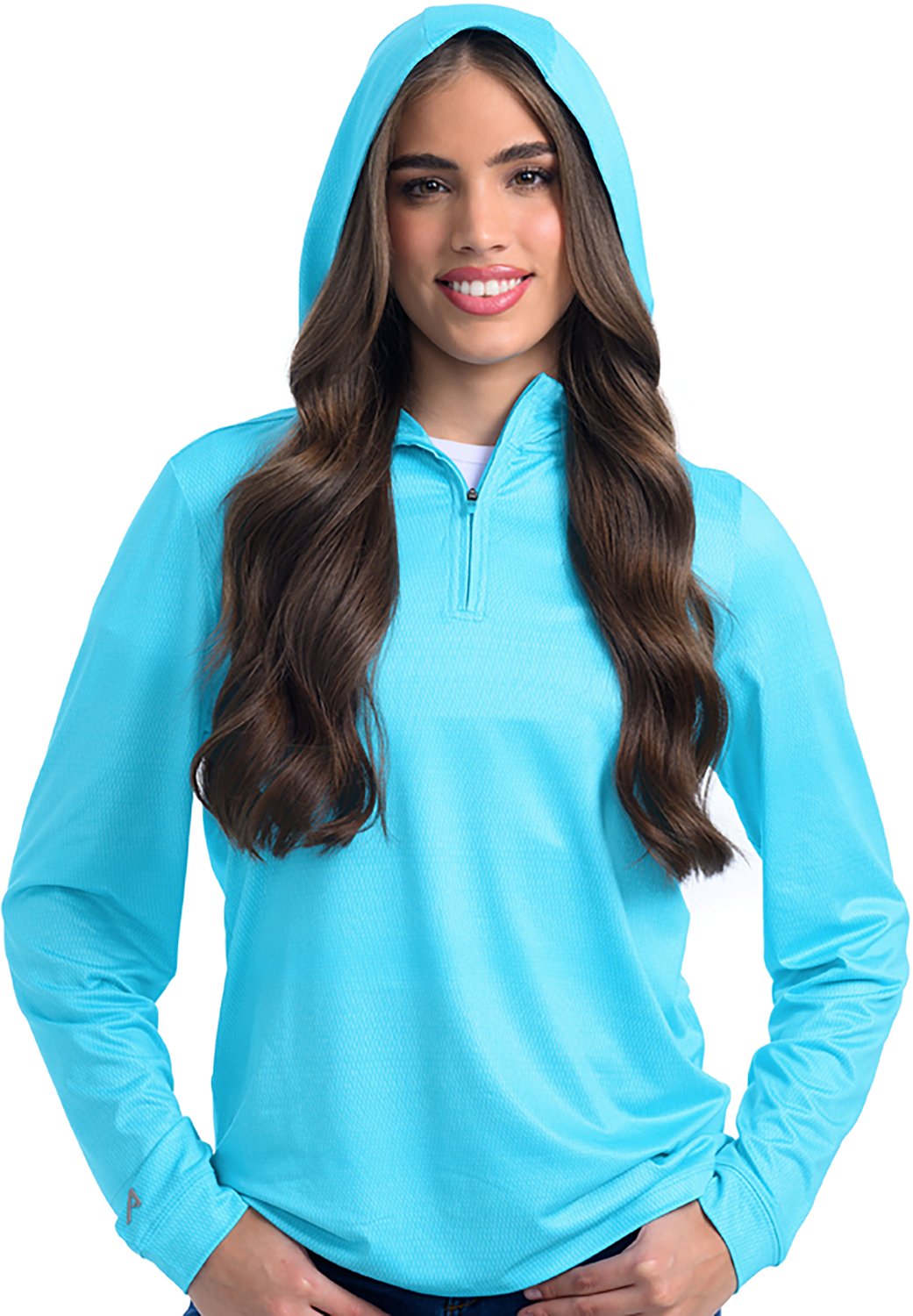 Antigua Women's Horizon 1/4 Zip Pullover Hoodie - view number 3