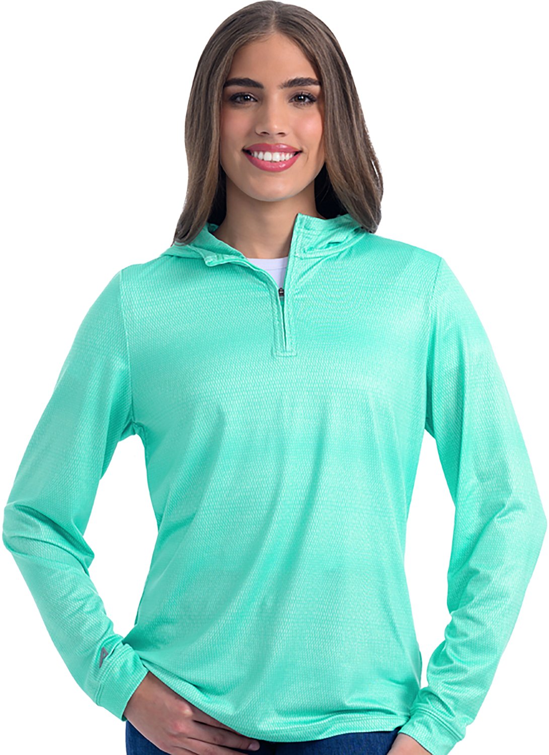 Antigua Women's Horizon 1/4 Zip Pullover Hoodie