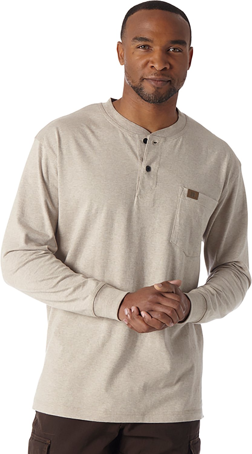Wrangler Riggs Workwear Men's Solid Long Sleeve Henley Shirt - view number 1