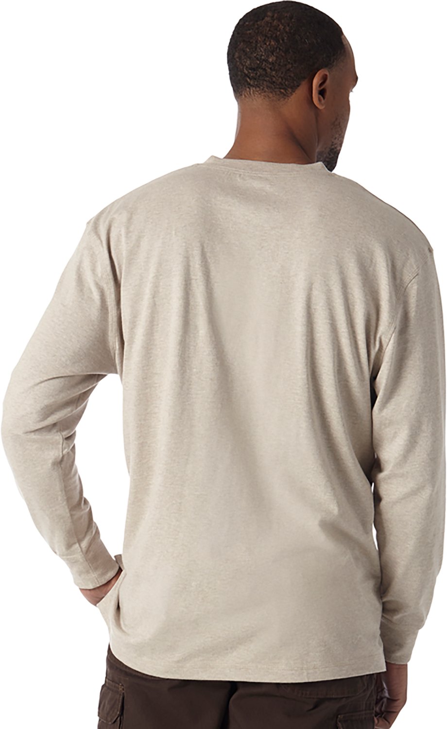 Wrangler Riggs Workwear Men's Solid Long Sleeve Henley Shirt - view number 2