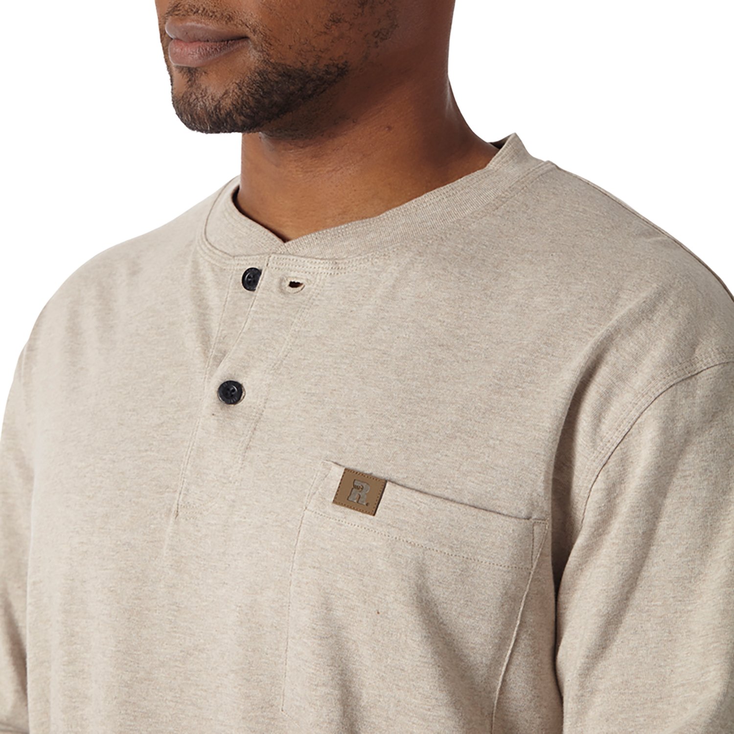Wrangler Riggs Workwear Men's Solid Long Sleeve Henley Shirt - view number 3