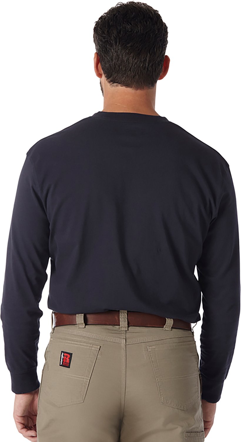 Wrangler Riggs Workwear Men's Solid Long Sleeve Henley Shirt - view number 2