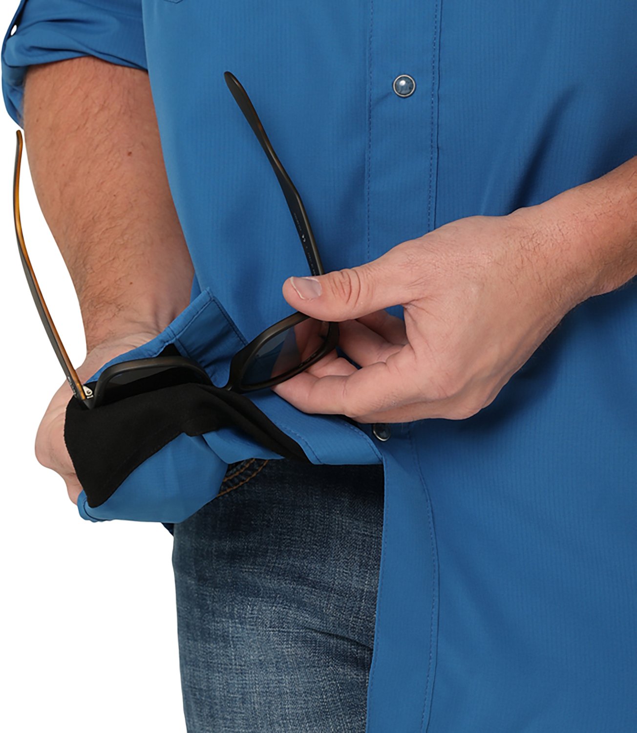 Wrangler Riggs Workwear Men's Western Performance Snap Long Sleeve Shirt - view number 6