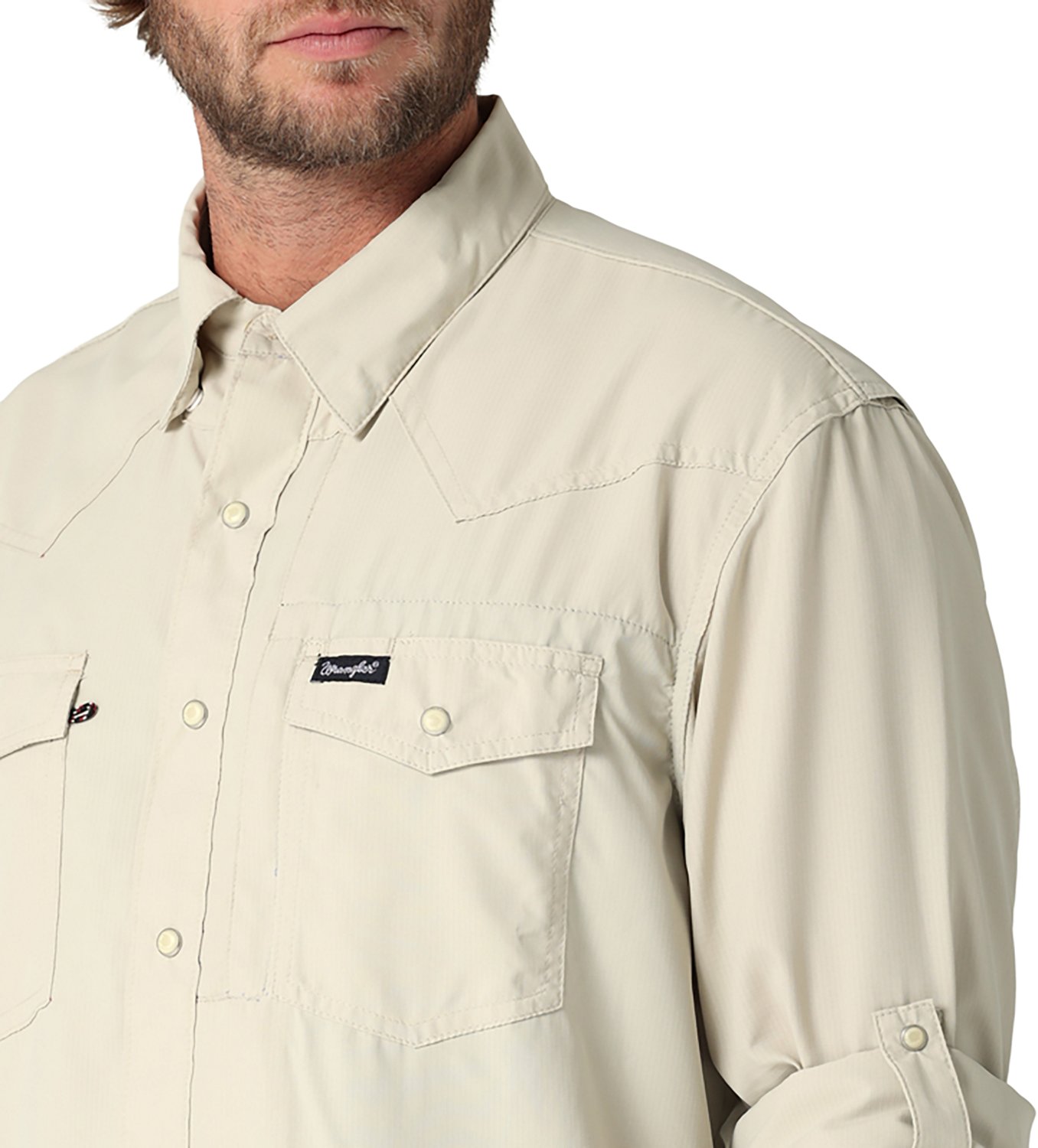 Wrangler Riggs Workwear Men's Western Performance Snap Long Sleeve Shirt - view number 3