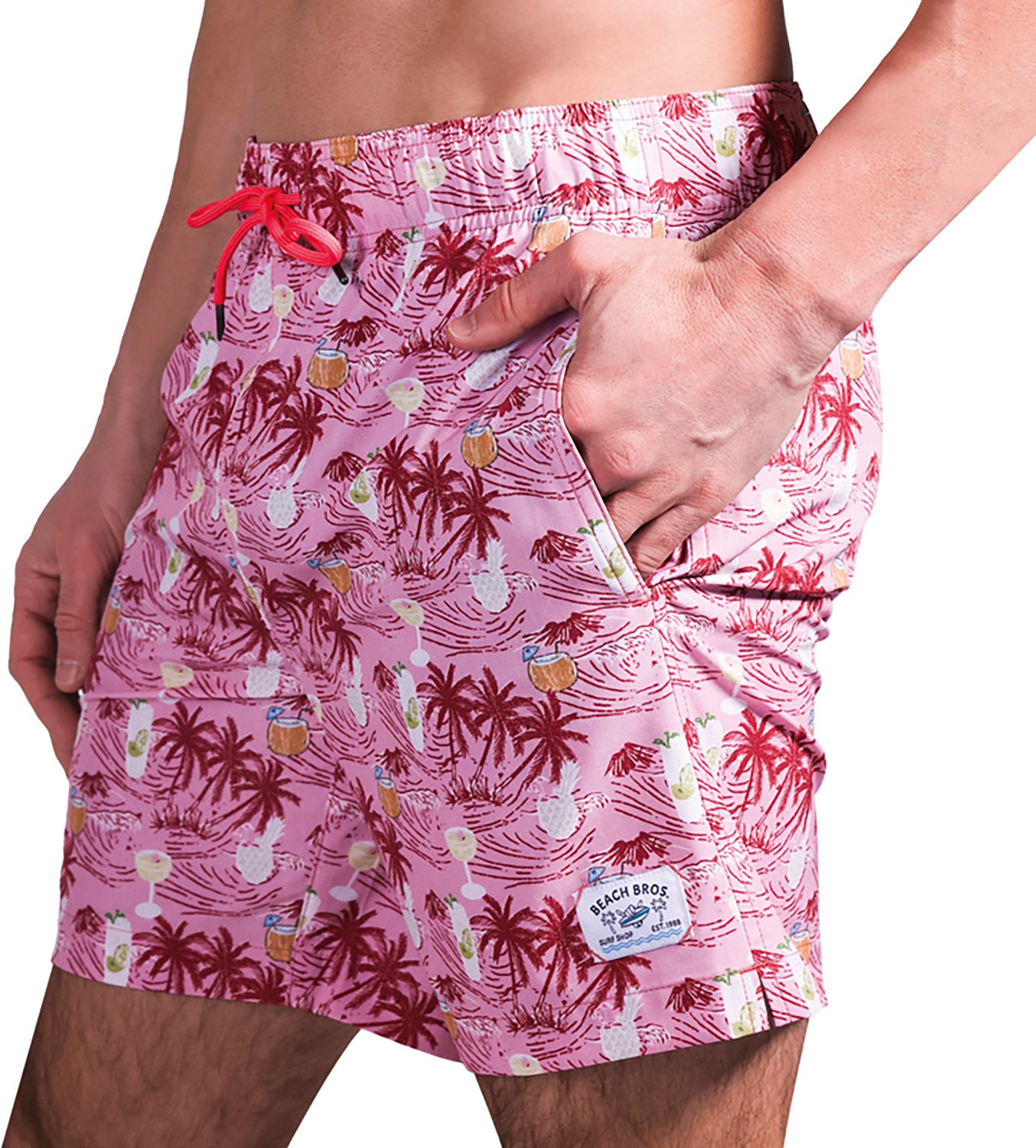 Beach Bros Men's Beach Drink Swim Trunk Shorts 6.5 in - view number 4